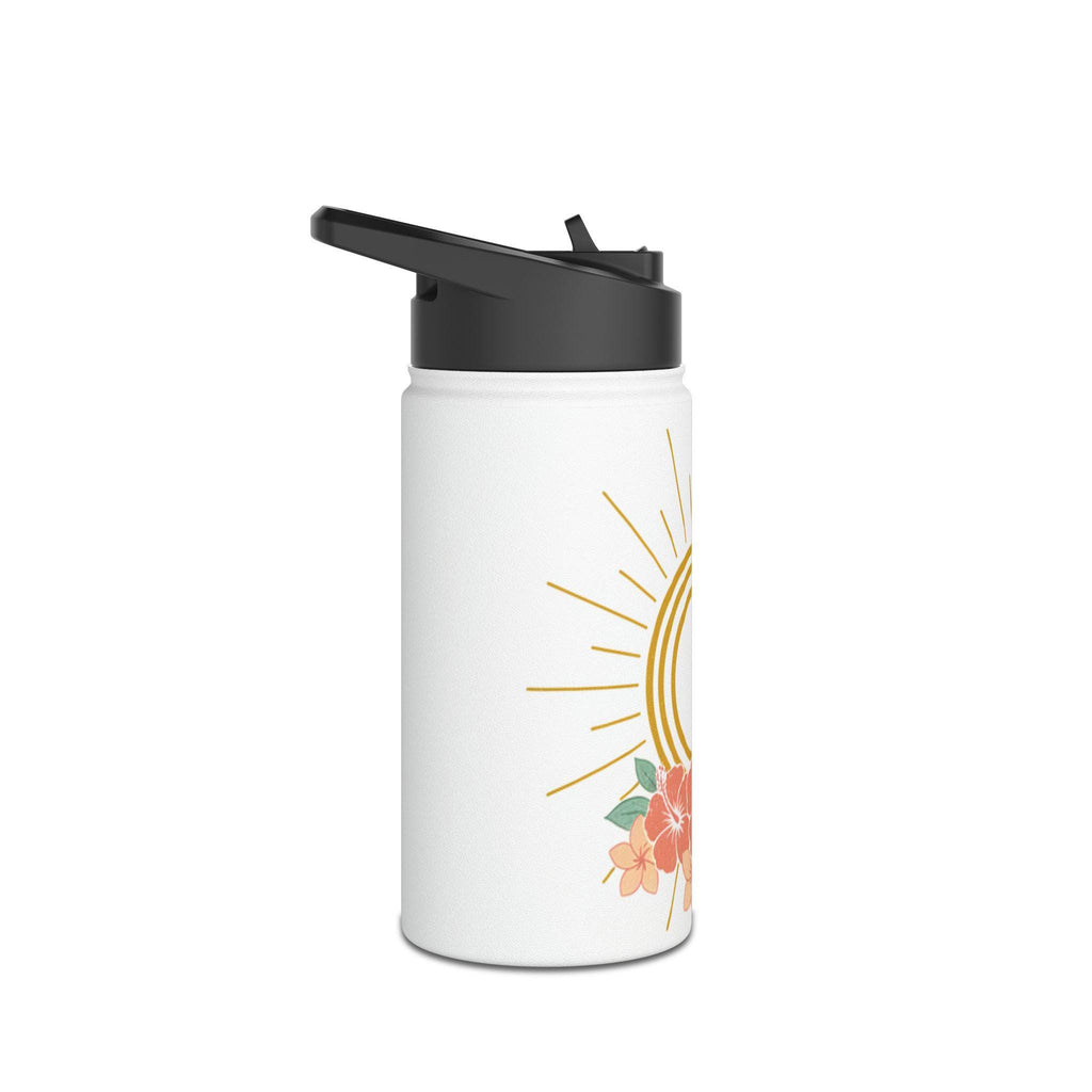Retro Sunburst Stainless Steel Water Bottle