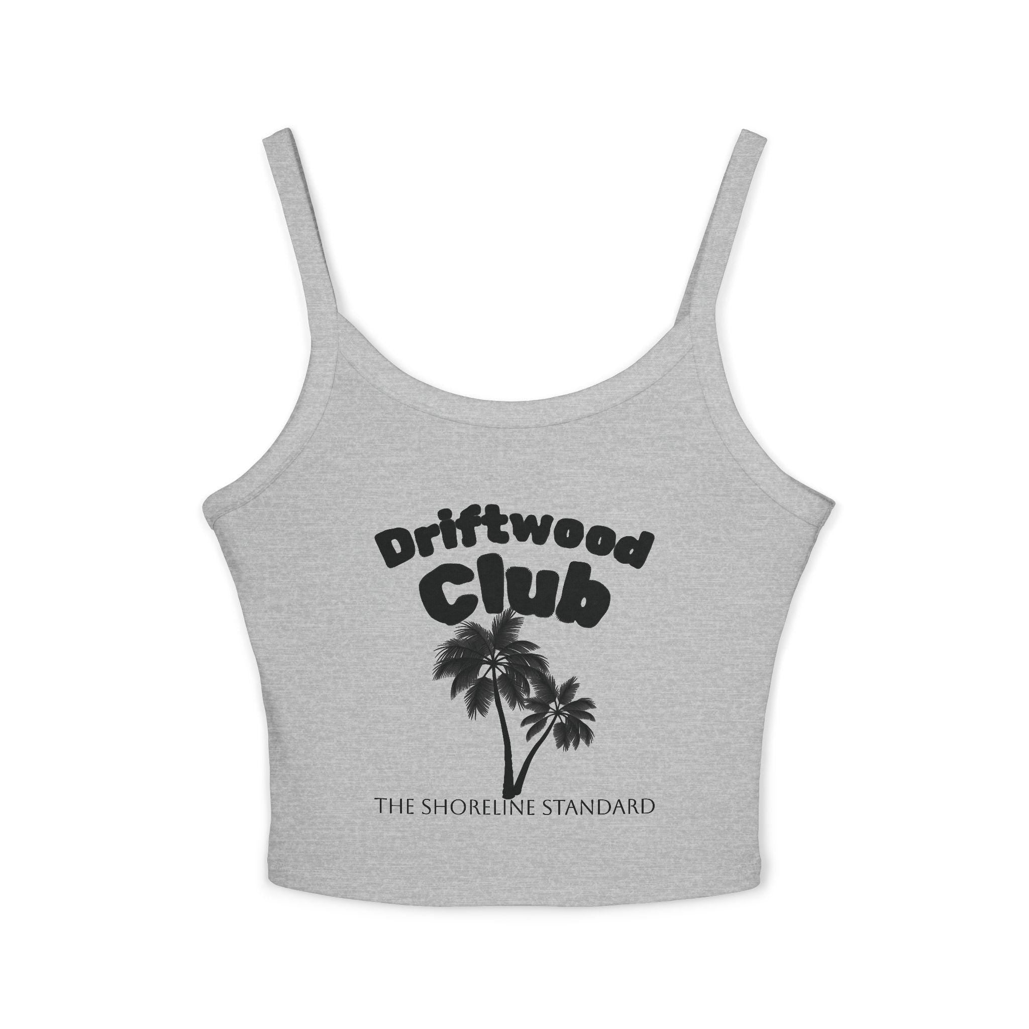 Driftwood Club palm tree graphic Tank Top
