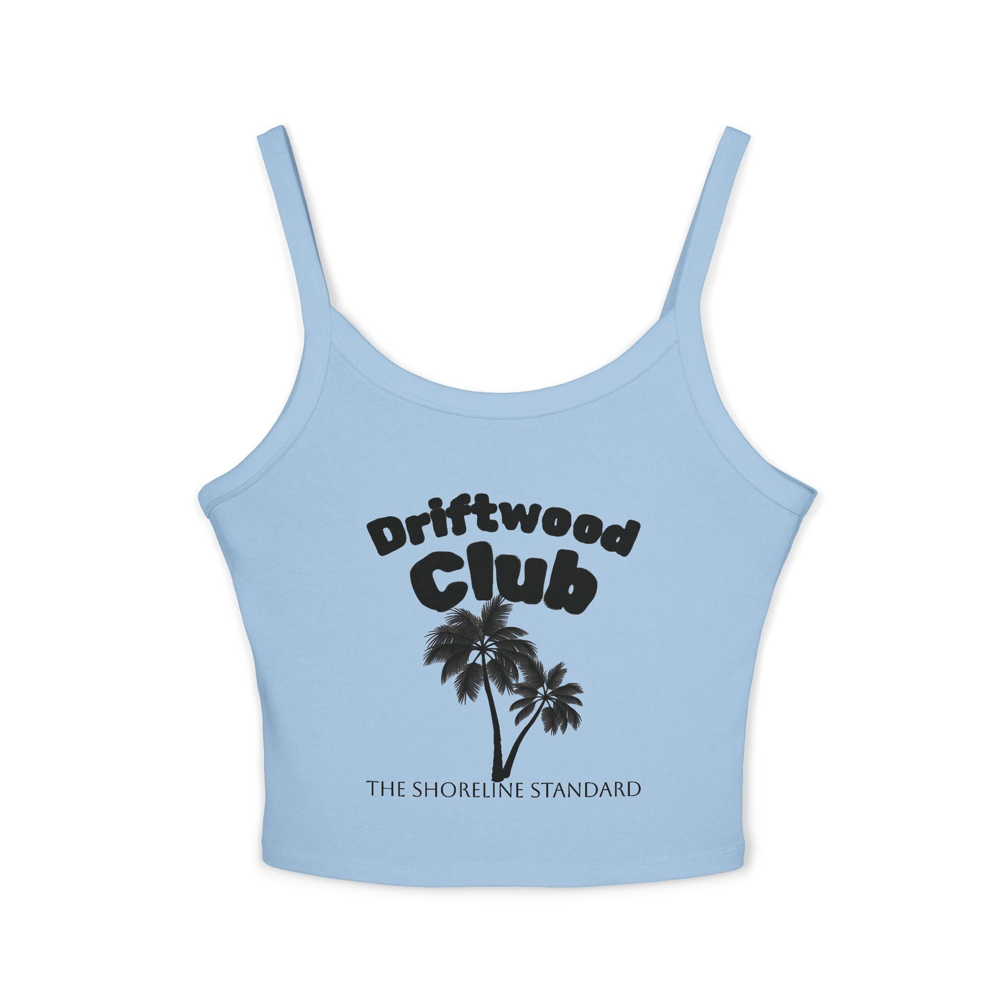 Driftwood Club palm tree graphic Tank Top