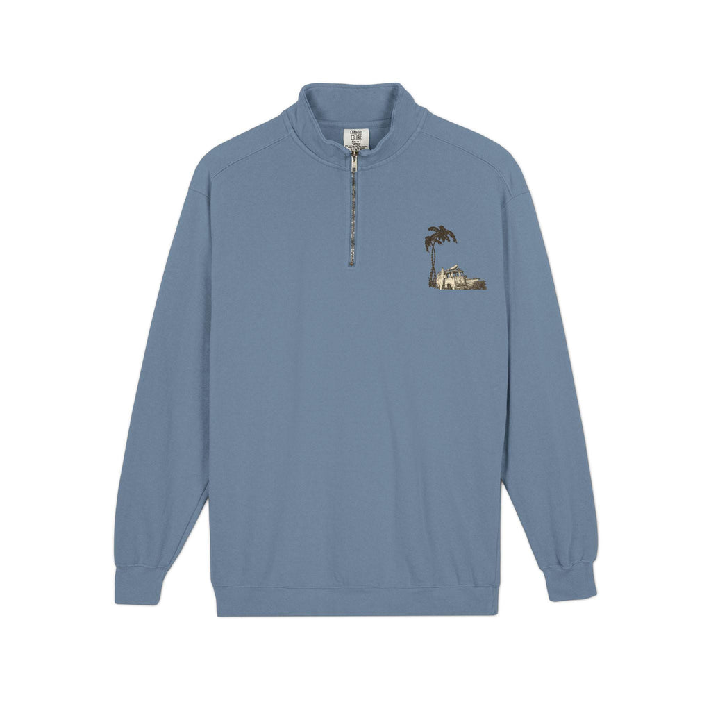 Surf style Quarter-Zip Sweatshirt
