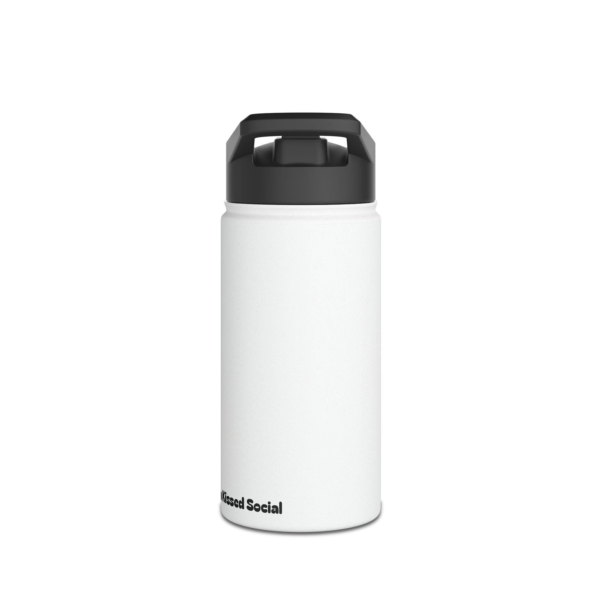 Retro Sunburst Stainless Steel Water Bottle