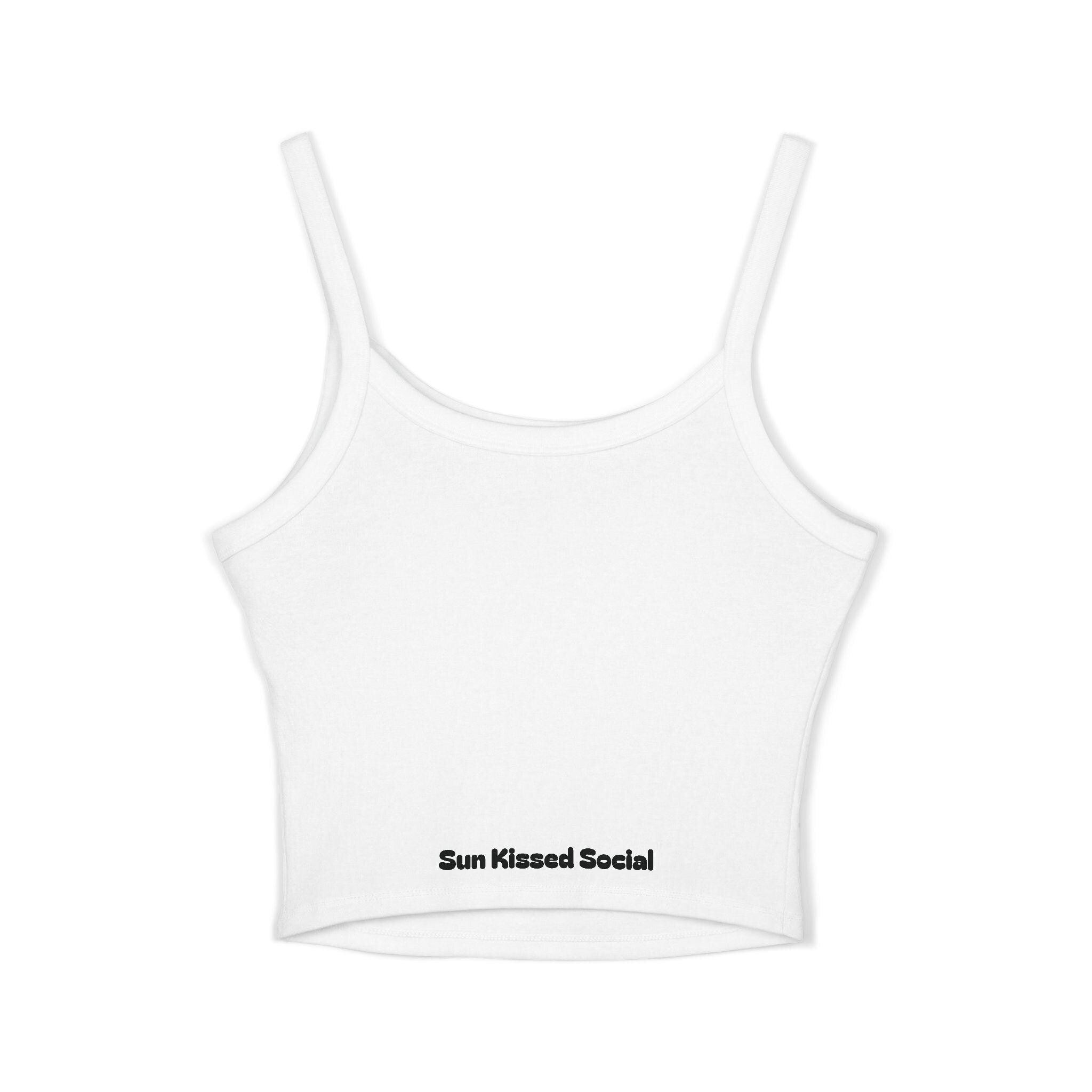 Driftwood Club palm tree graphic Tank Top