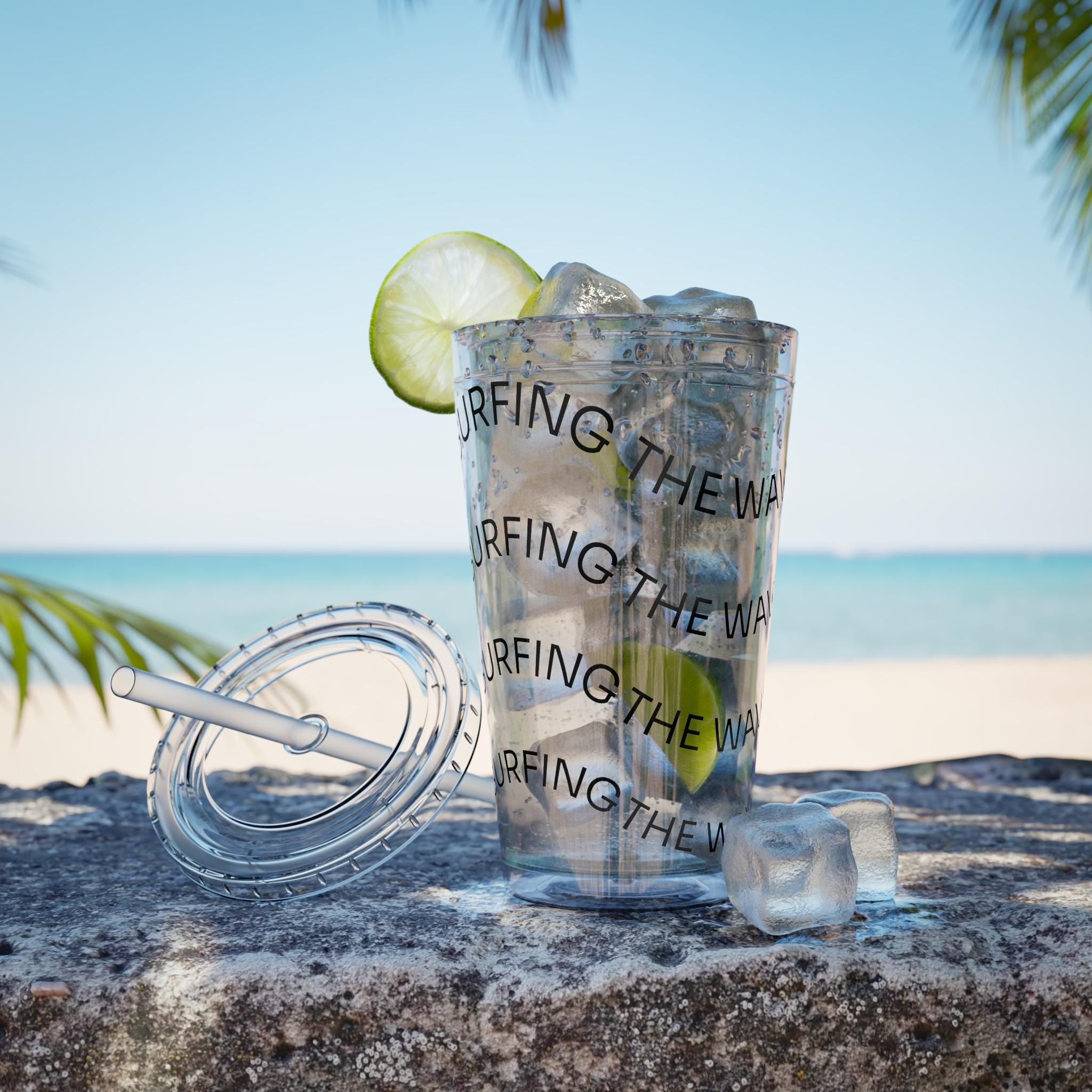 Surfing The Waves tumbler