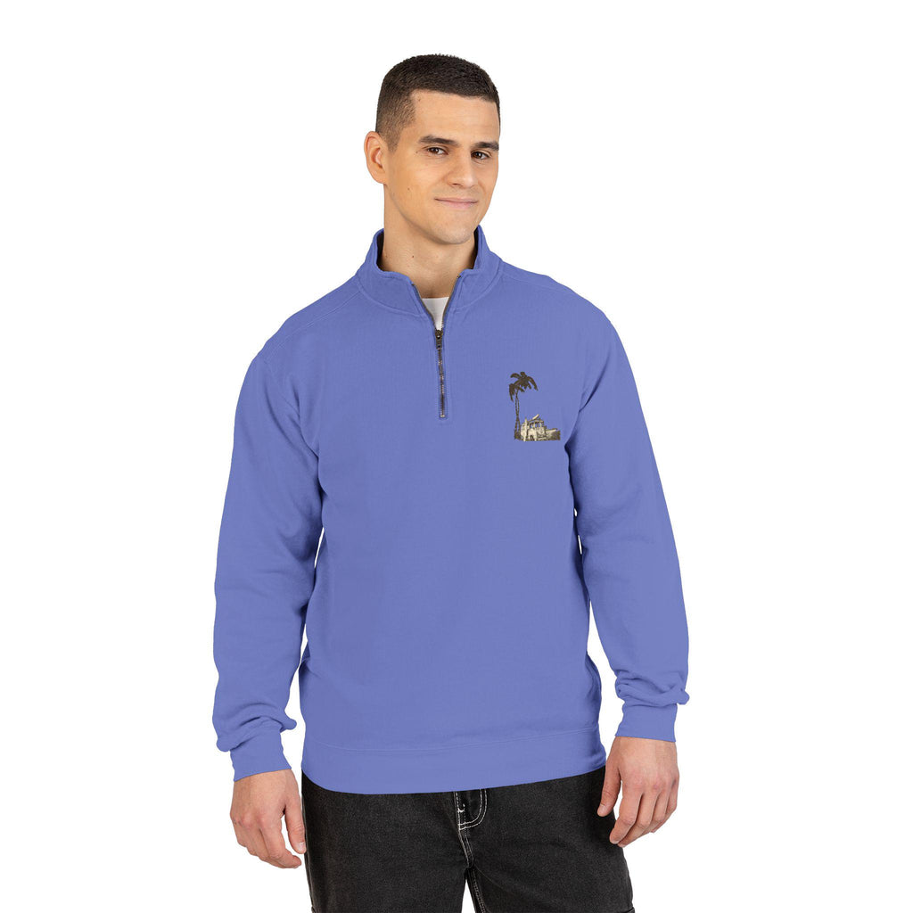 Surf style Quarter-Zip Sweatshirt