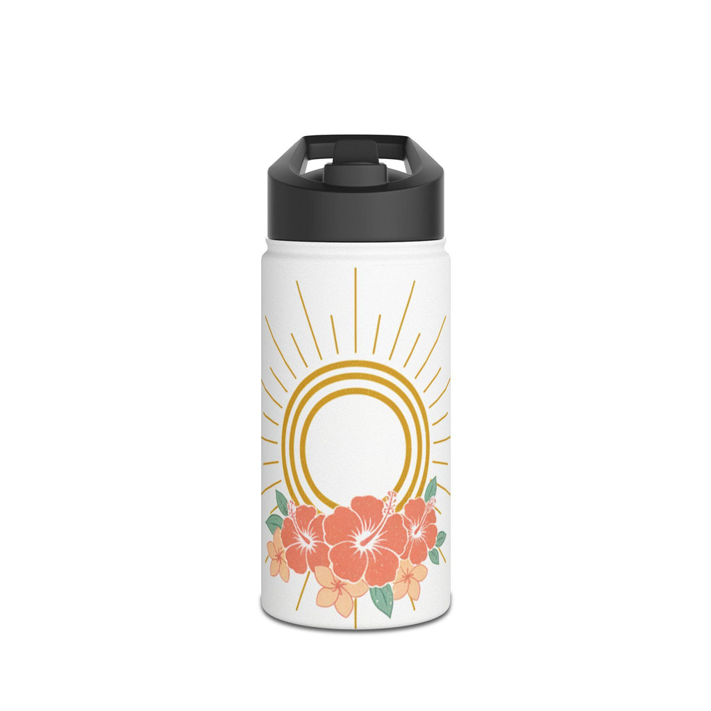 Retro Sunburst Stainless Steel Water Bottle