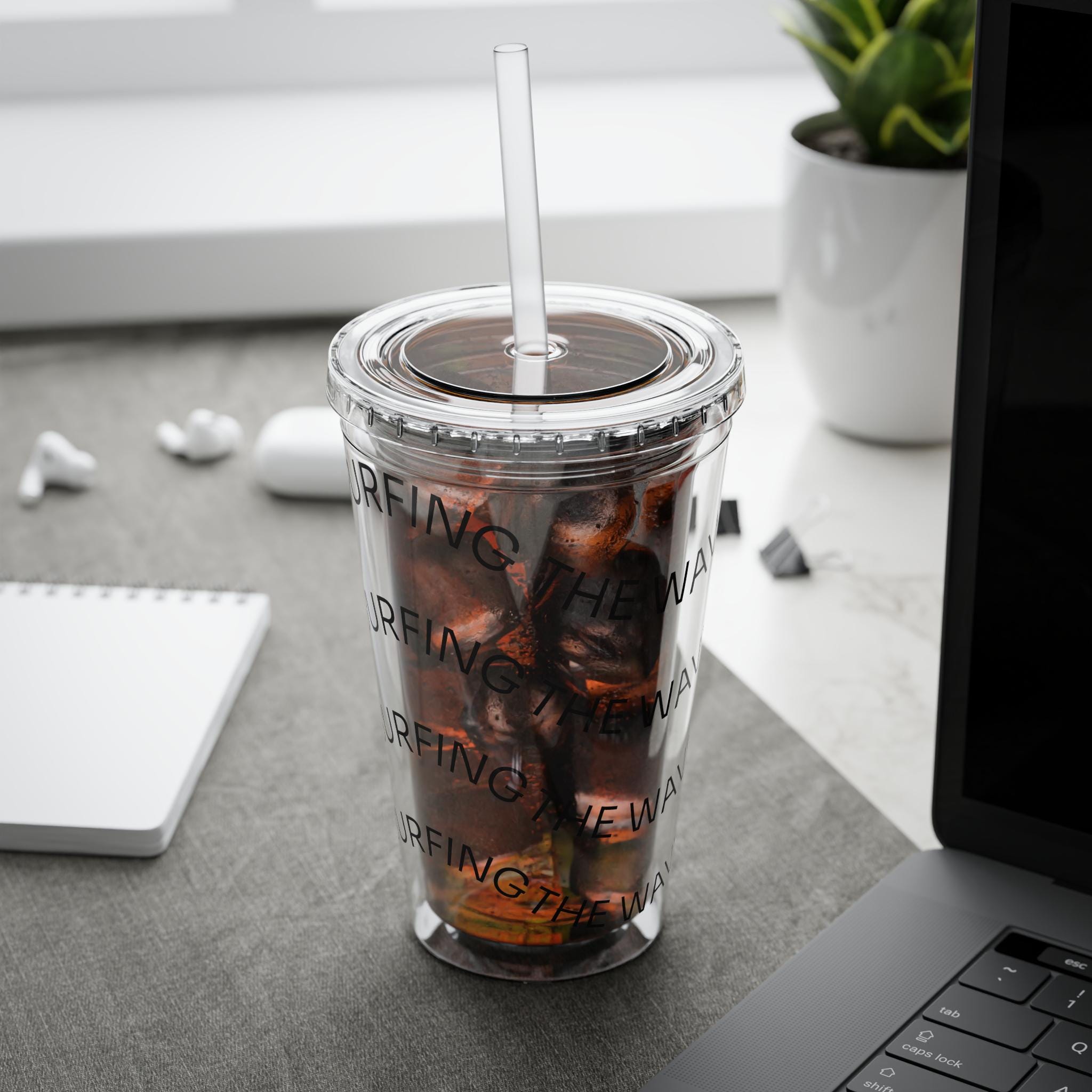 Surfing The Waves tumbler