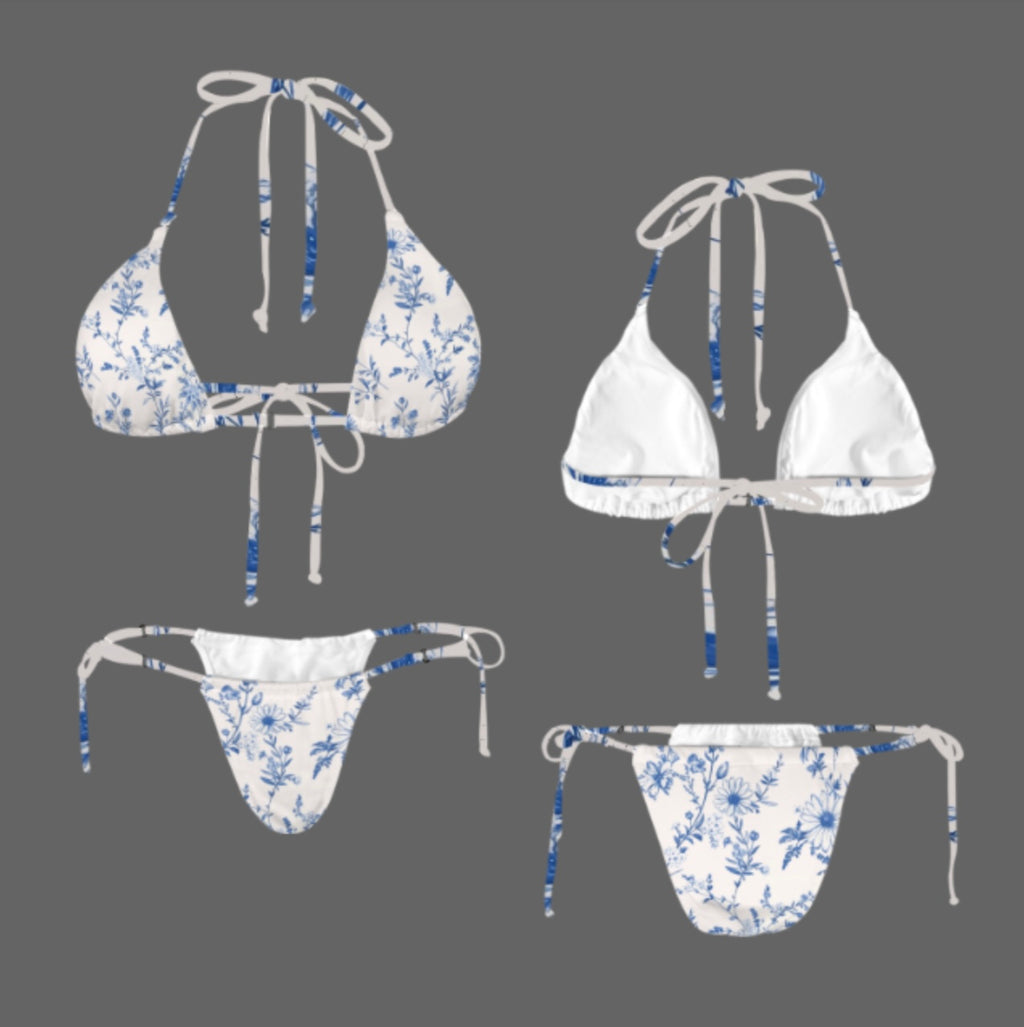 The Azure Meadow String Bikini
