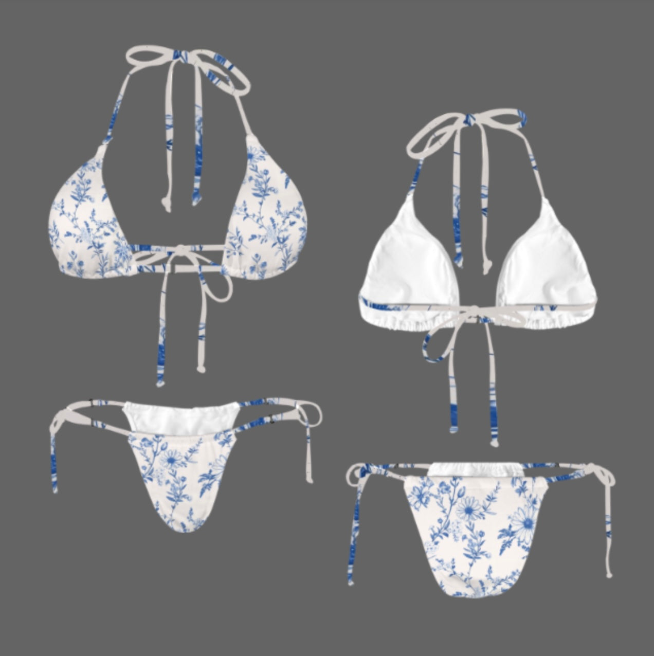 The Azure Meadow String Bikini