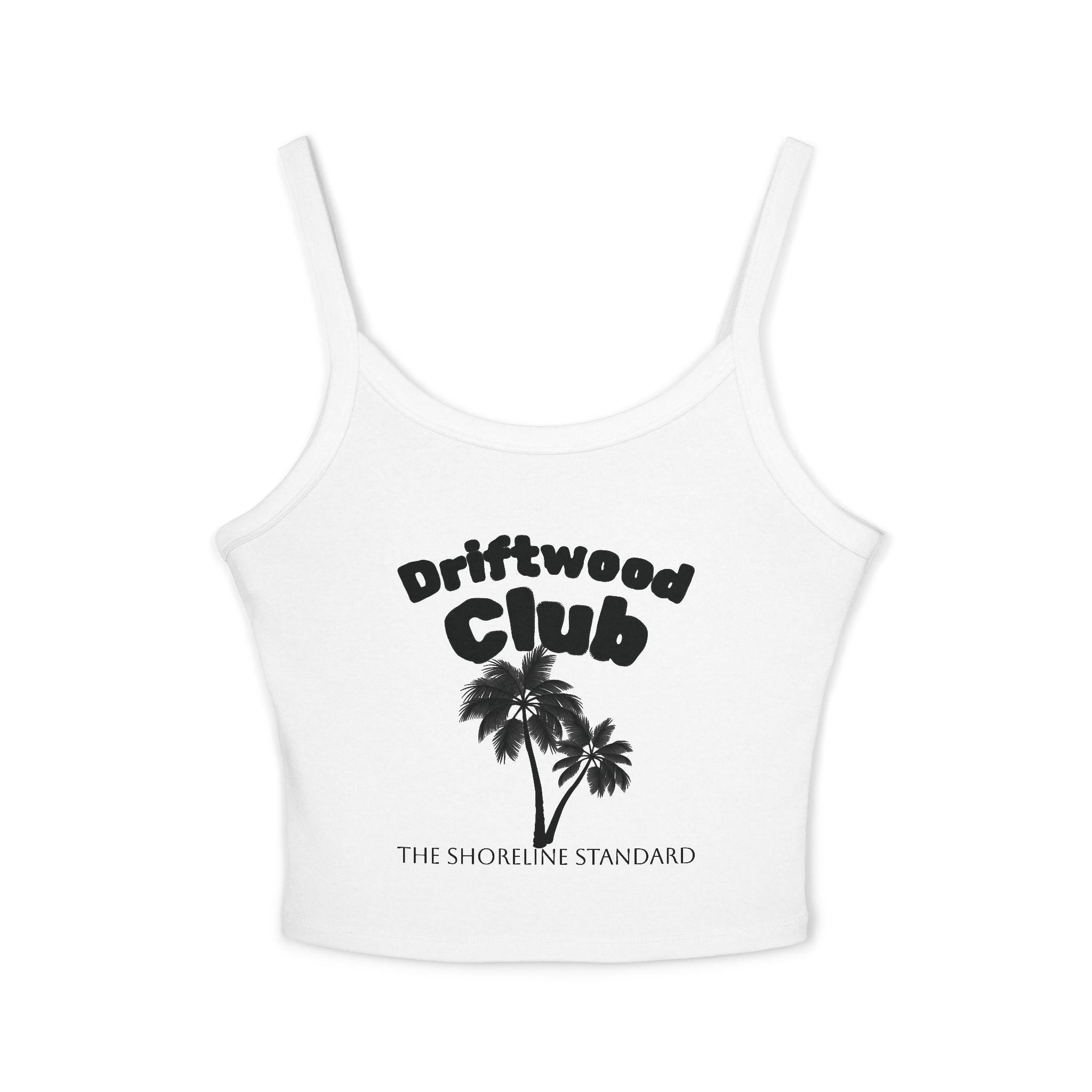 Driftwood Club palm tree graphic Tank Top