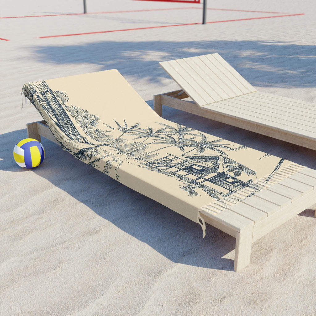Tropical Palm Beach Towel